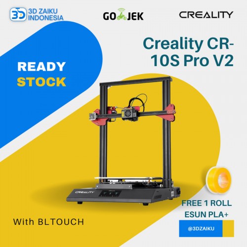3D Printer Creality CR-10S Pro V2 Autoleveling dan Full Metal Part
